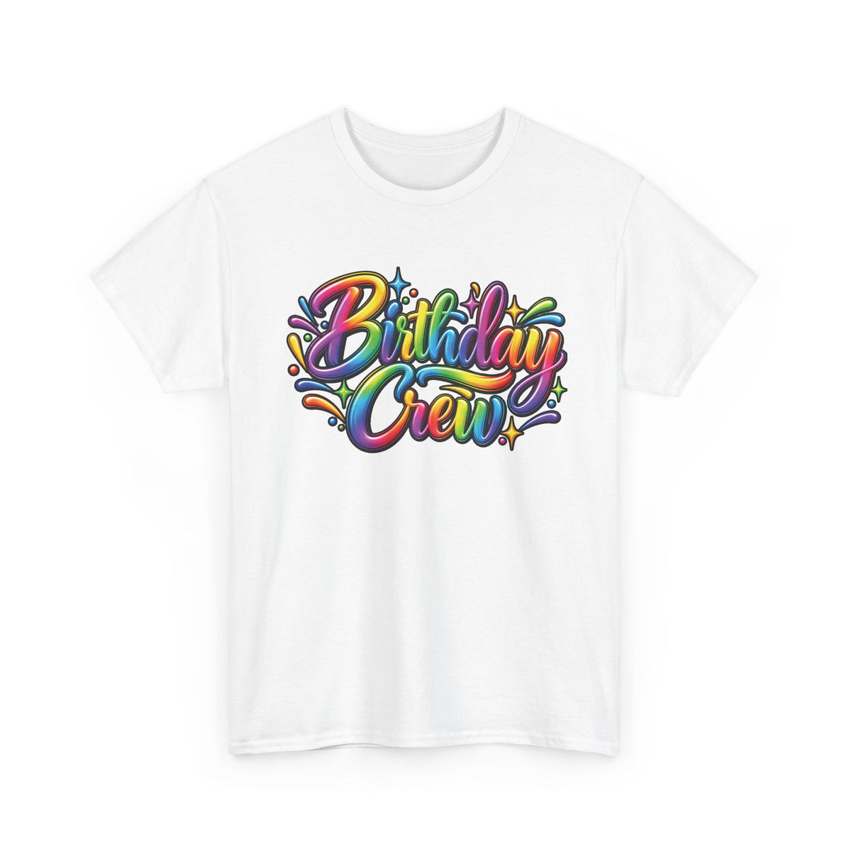 Birthday Crew Colorful Celebration T-Shirt