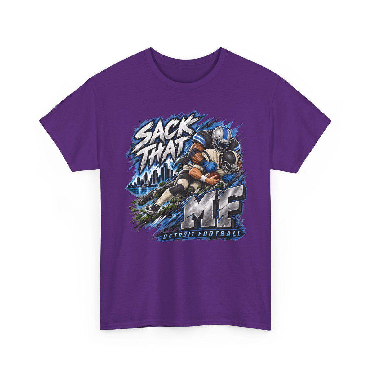 Sack That MF Lions football Graphic T-Shirt