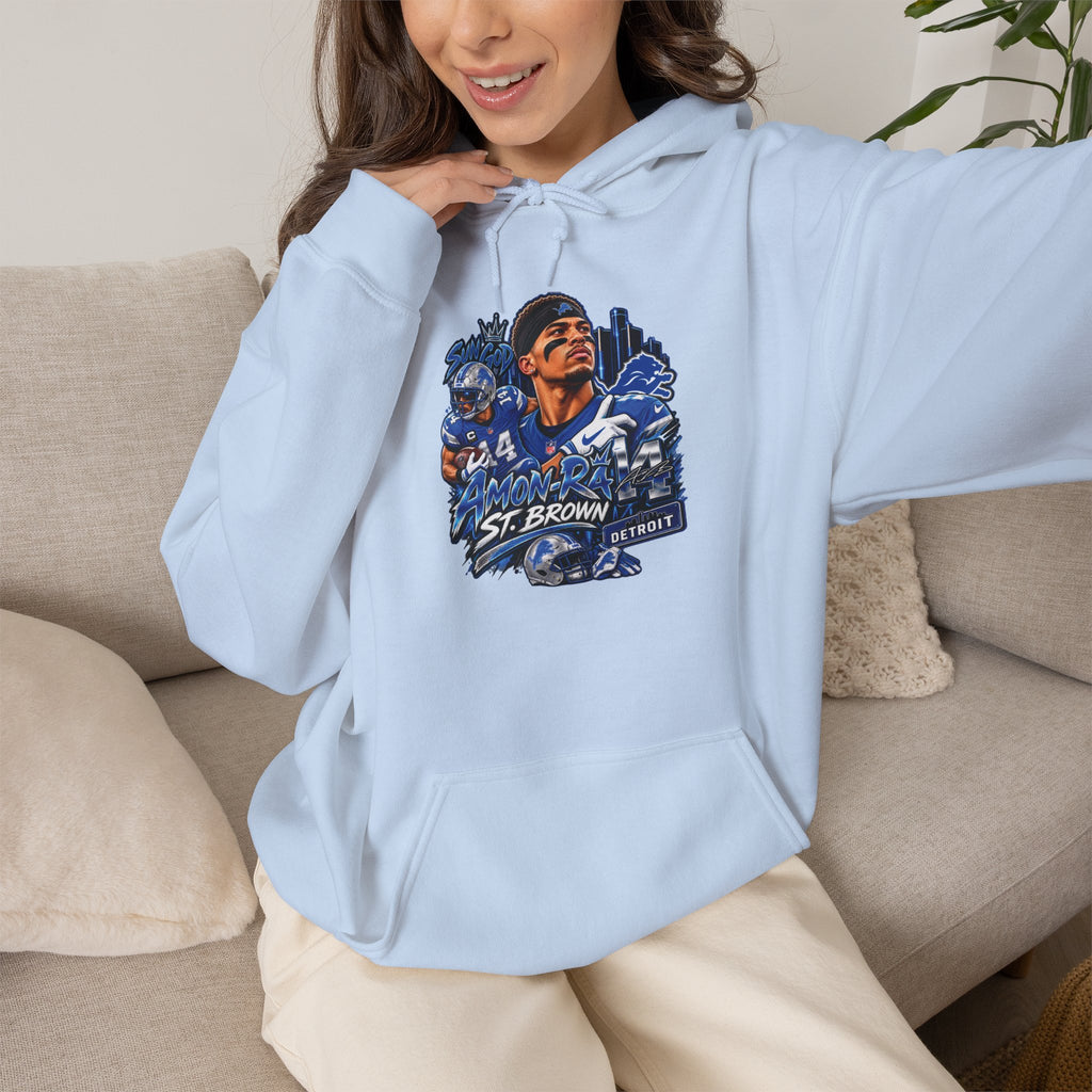 Detroit Lions Football Hoodie | No Weaknesses Team Spirit