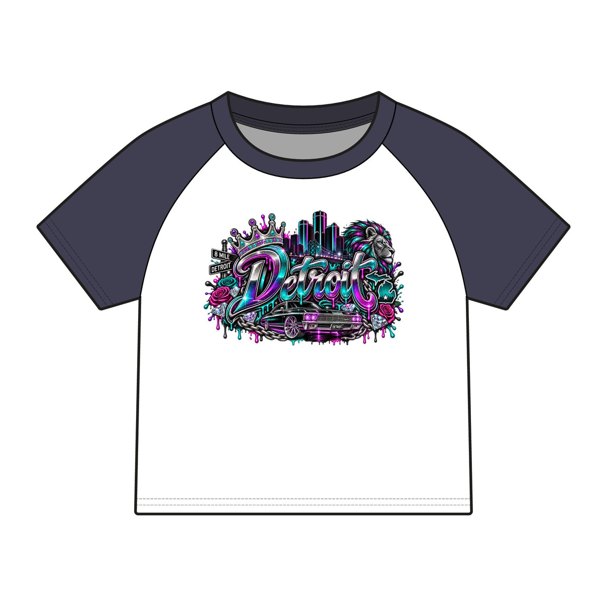 Women's Micro Rib Raglan Baby Tee