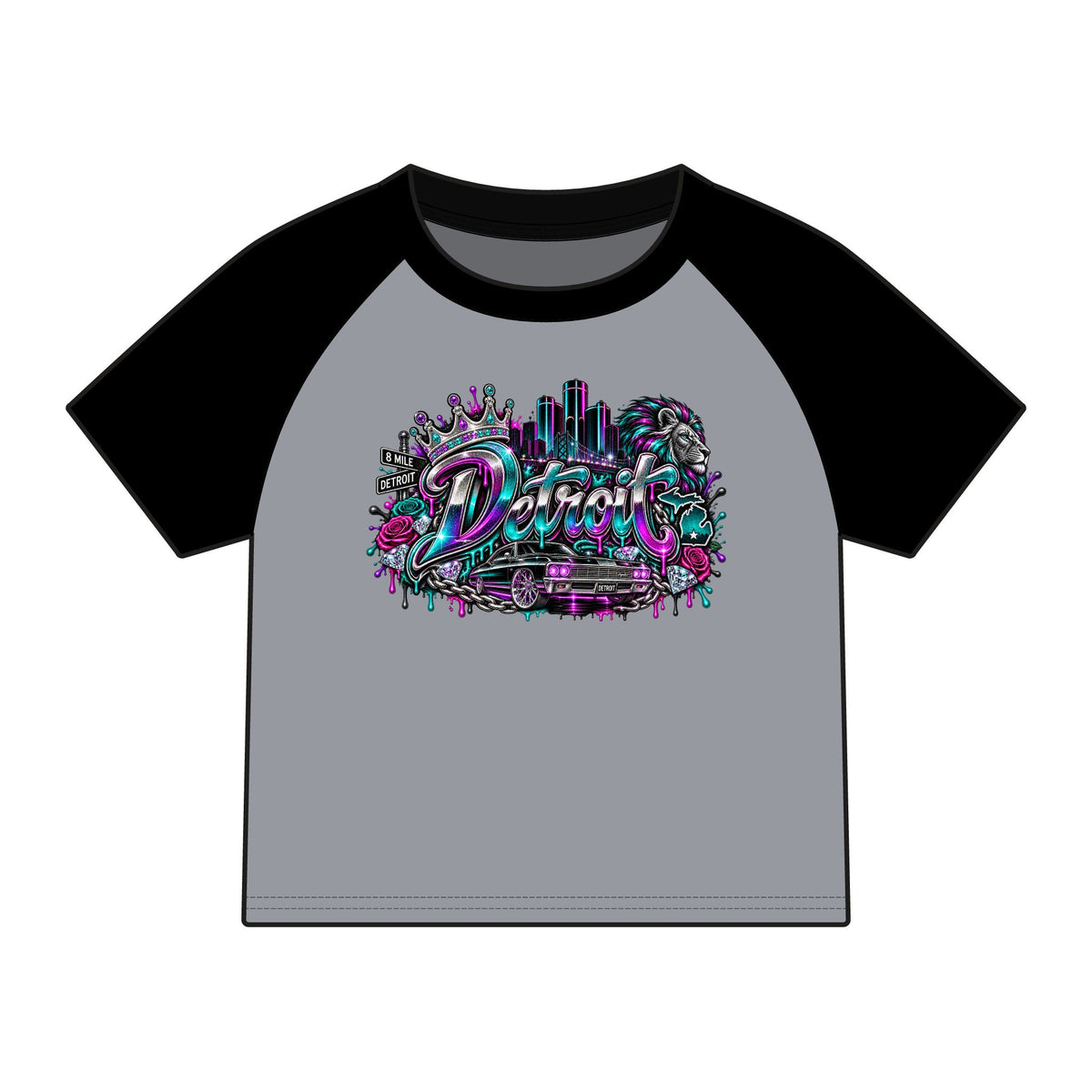 Women's Micro Rib Raglan Baby Tee