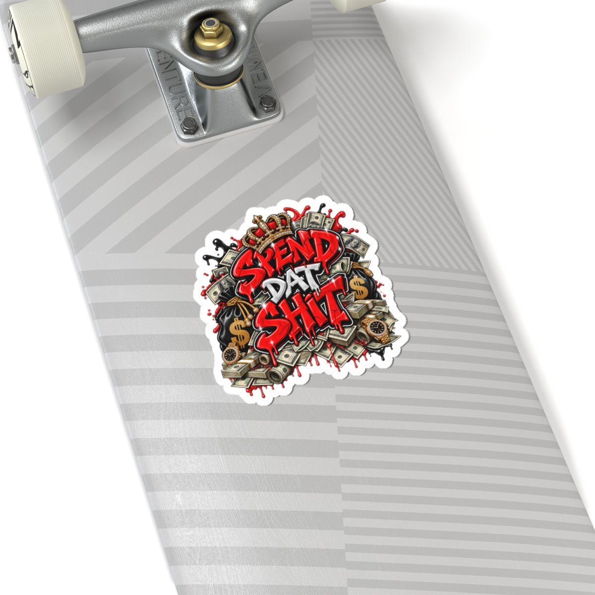 Spend Dat Shit sticker | Kiss-cut money graffiti decal