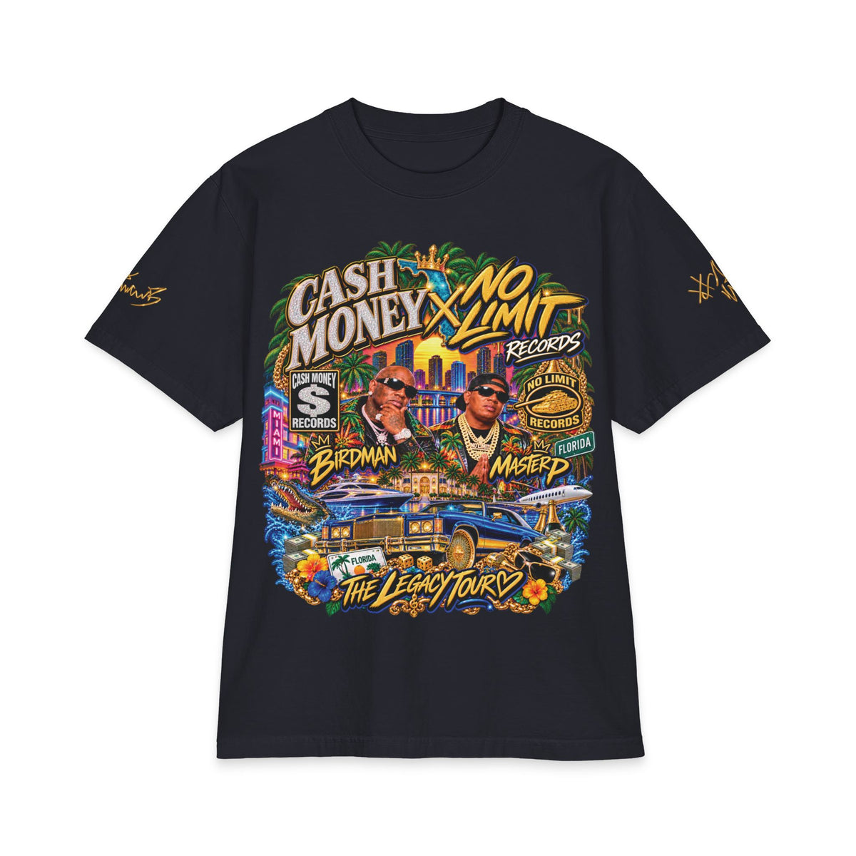 No Limit Cash Money Tour Shirt | Rap Crew Vintage Concert Tee