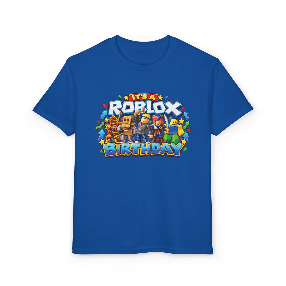 Roblox Birthday Youth T-Shirt – Leveling Up to 8 Gamer Birthday Shirt