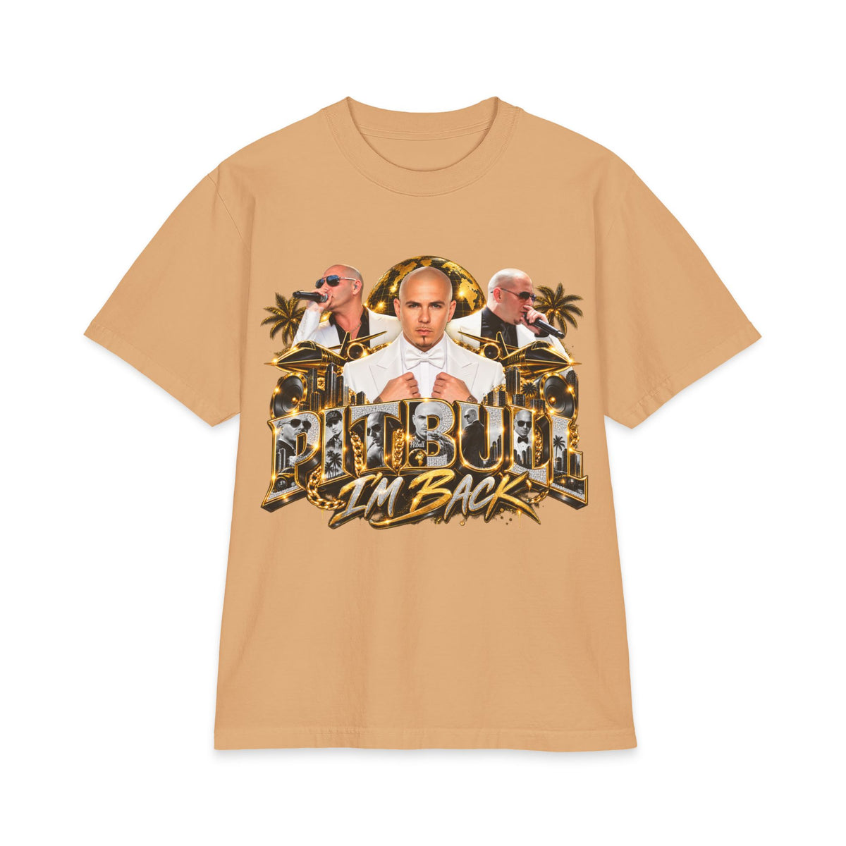 Pitbull I'm Back T-Shirt | Rapper Pitbull Graphic Tee