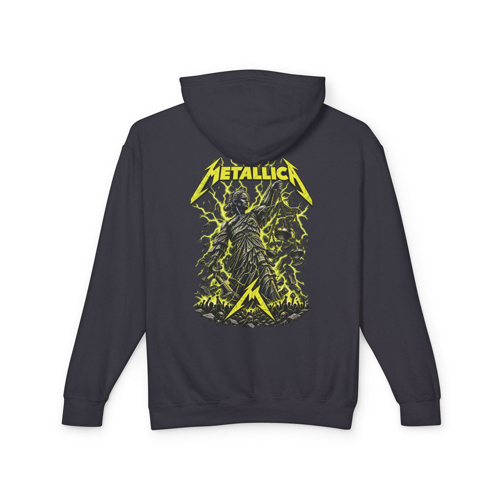 Metallica Skull & Broken Clock Hoodie | Band Logo Rock Music Sweatshirt