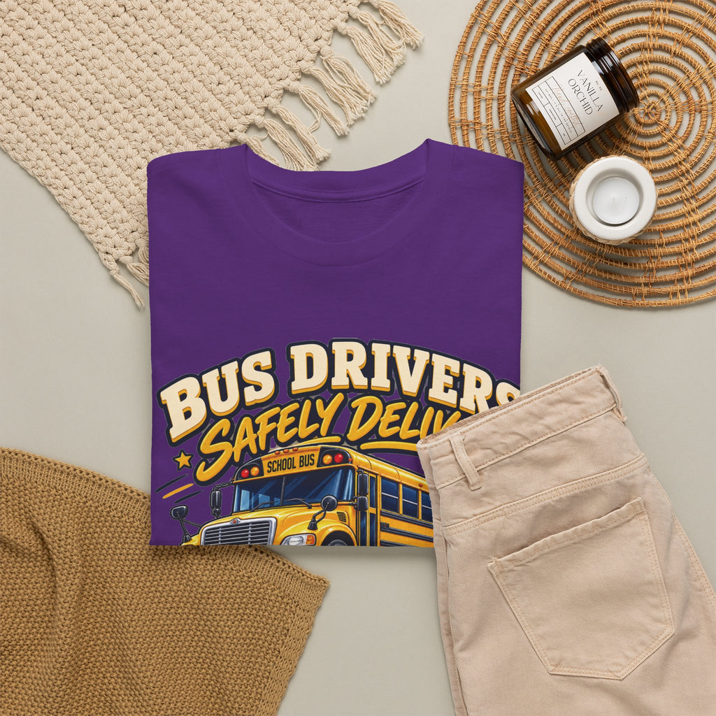 Bus Drivers Safely Deliver Futures Graphic T-Shirt
