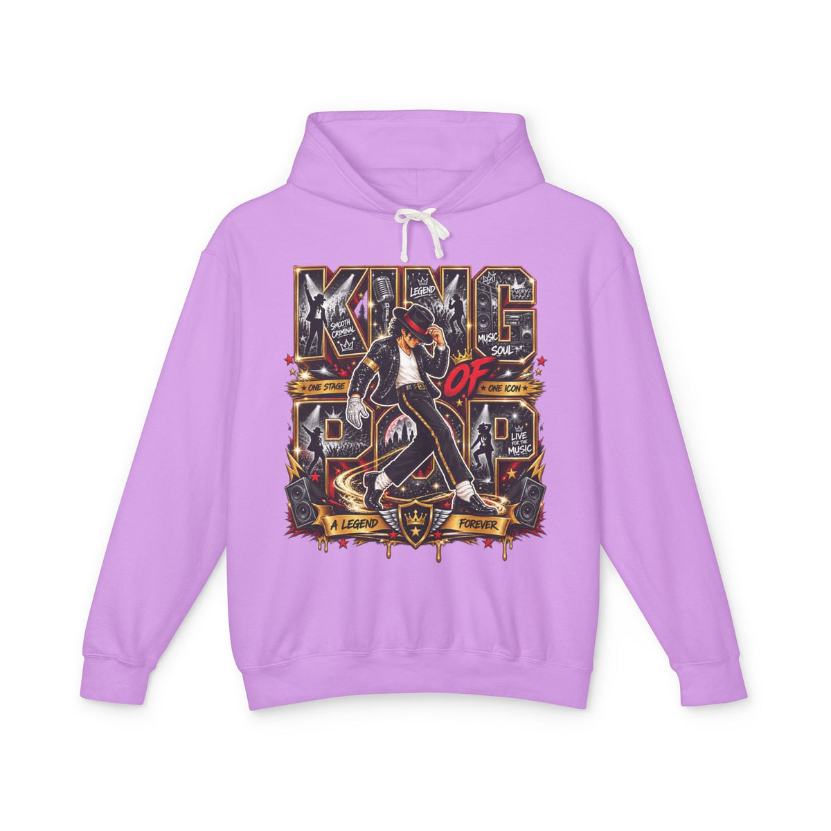 King of Pop Graphic Hoodie | Retro Michael Jackson Tribute