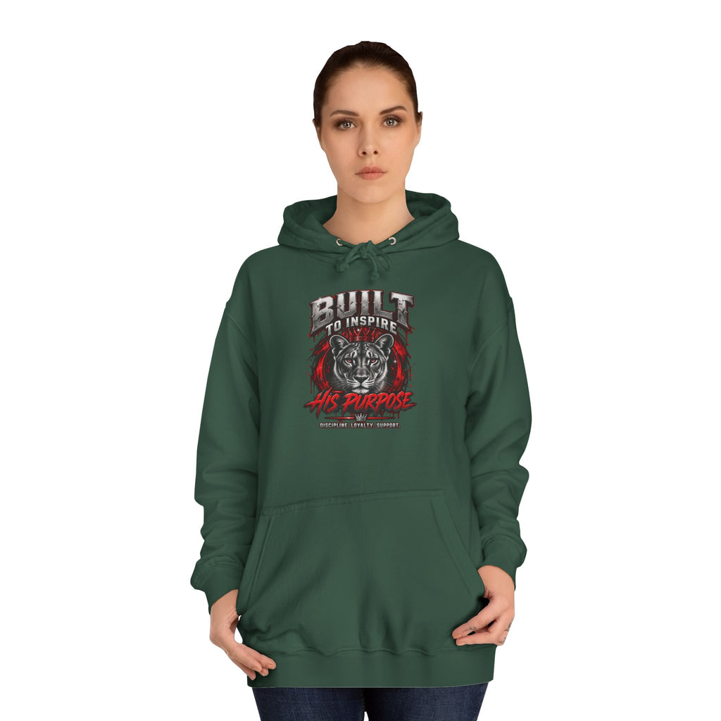 Built ro Inspire his Purpose Couples Graphic Hoodie