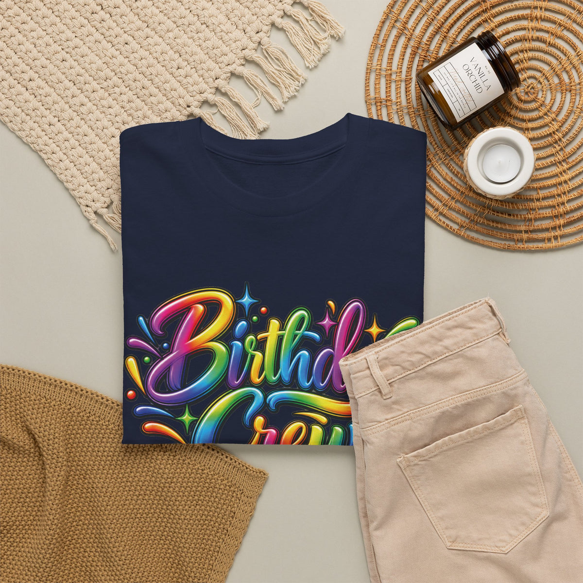 Birthday Crew Colorful Celebration T-Shirt