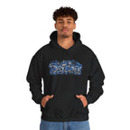 Detroit Graffiti Style Hoodie | City Skyline Street Art Pullover