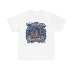 Detroit Basketball Lion Graphic Tee | City Streetball Detroit D Logo