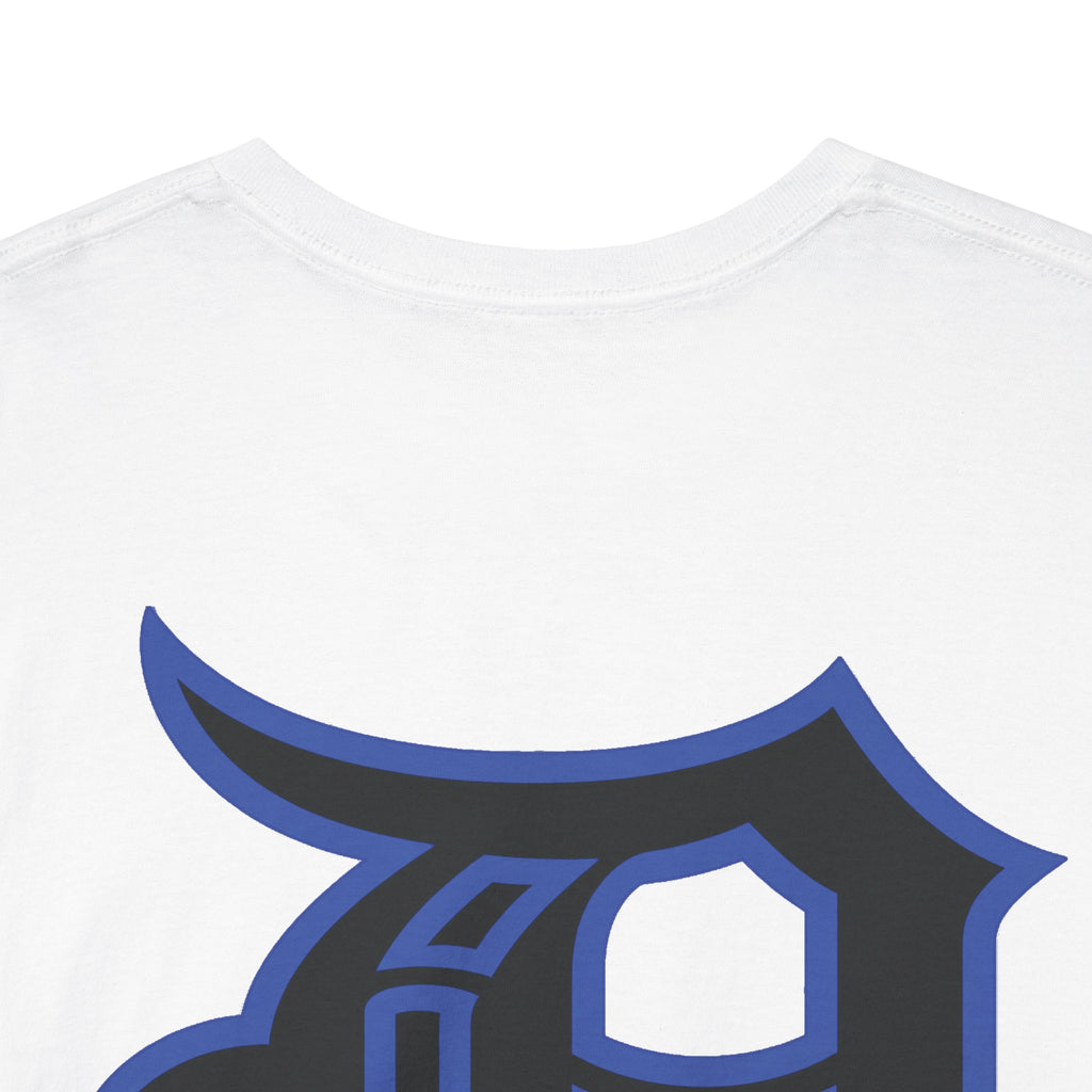Detroit Basketball Lion Graphic Tee | Motor City D Old English Logo