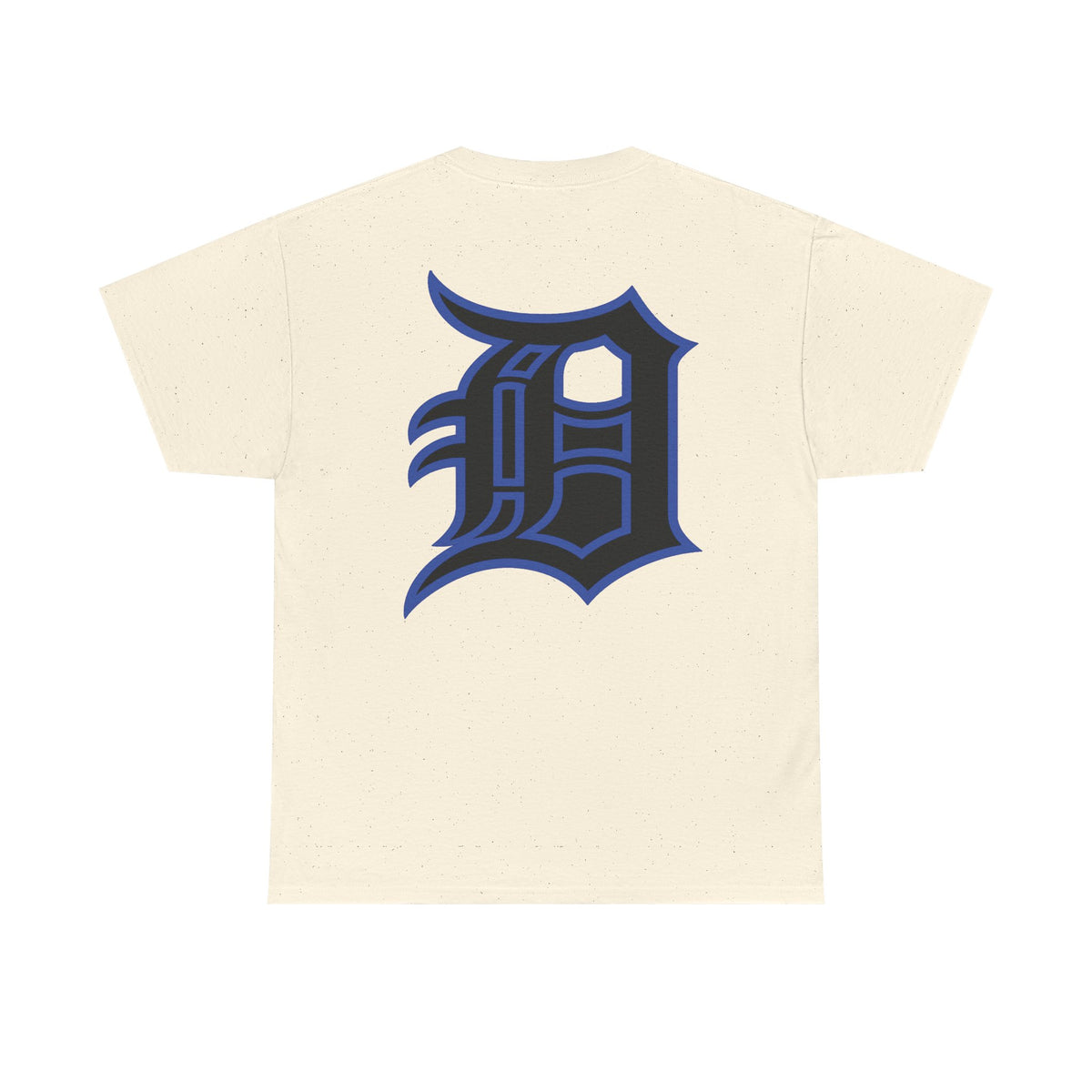 Detroit Basketball Lion Graphic Tee | Motor City D Old English Logo