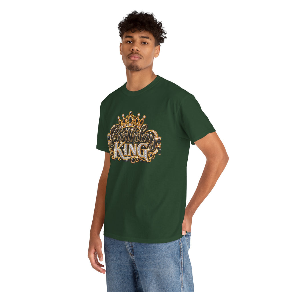 Birthday King Crown Graphic T-Shirt