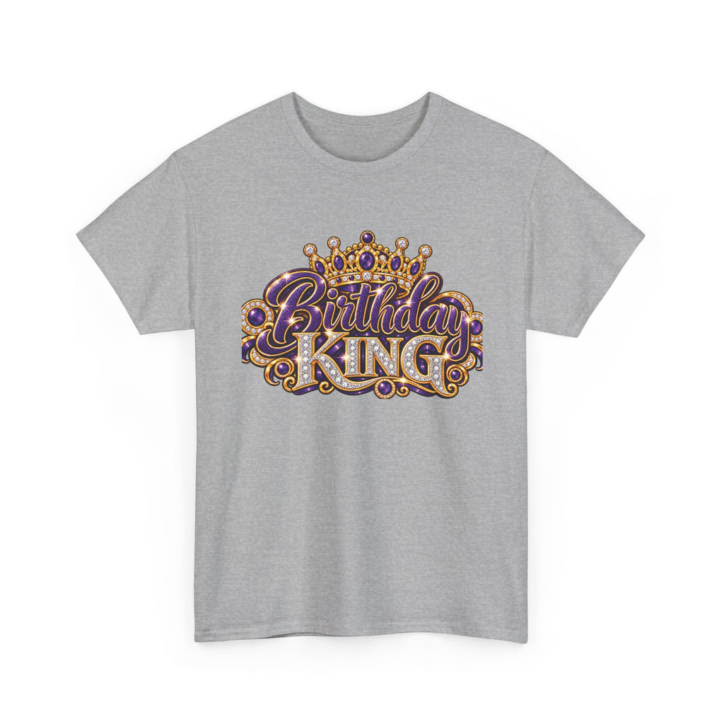Birthday King Crown Graphic T-Shirt