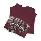 Built to Protect Her Peace Couples Graphic T-Shirt