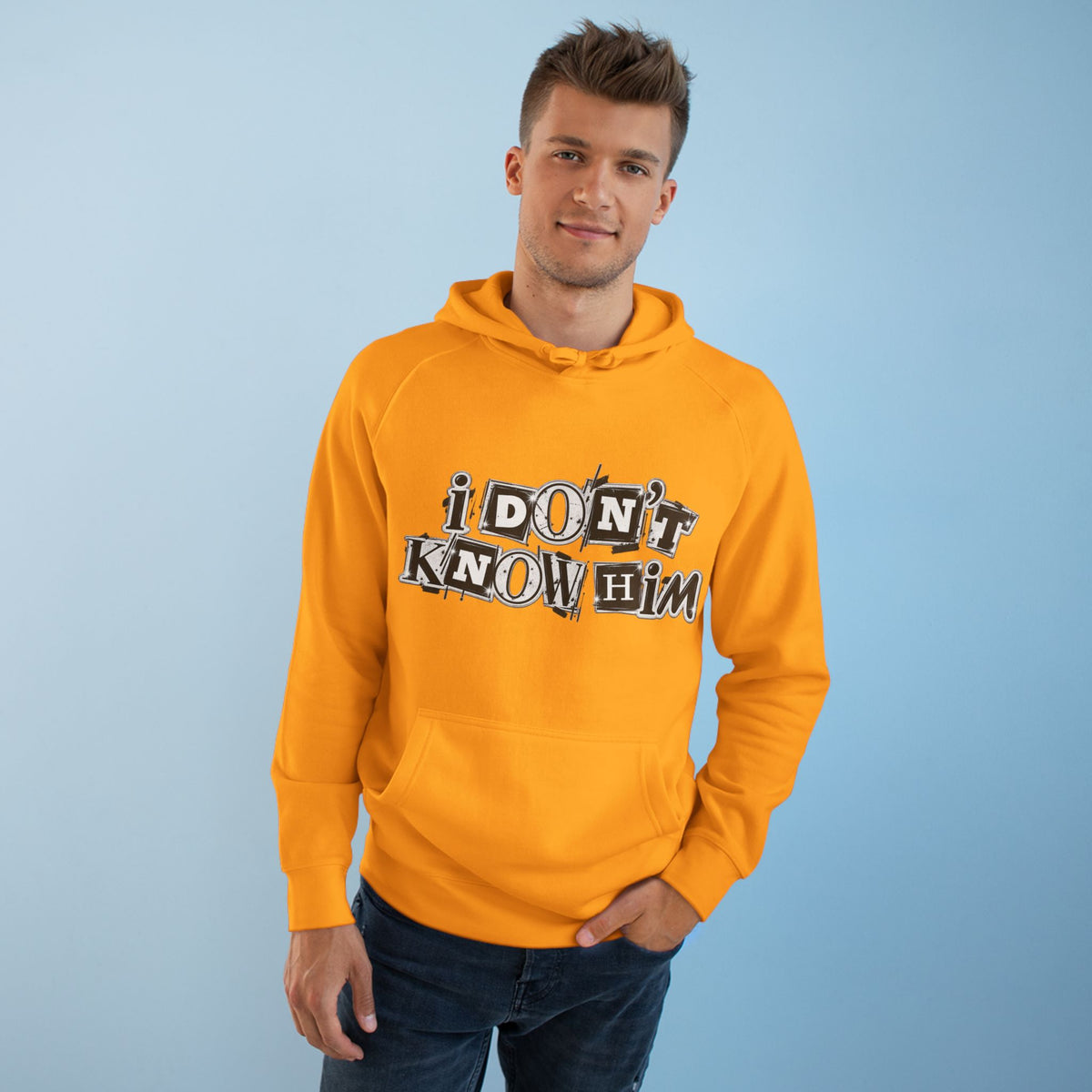 I Don’t Know Him Couples Graphic Hoodie