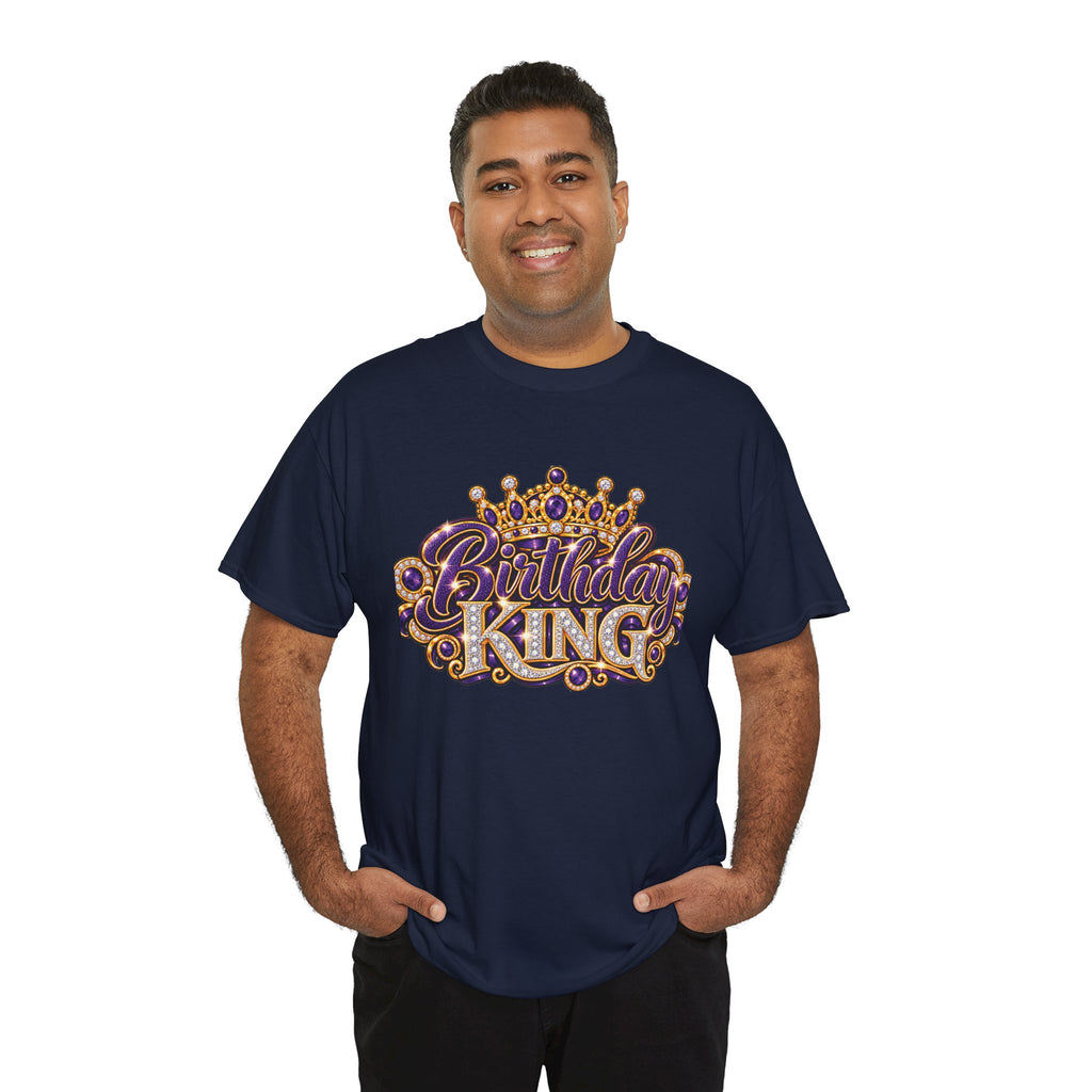Birthday King Crown Graphic T-Shirt