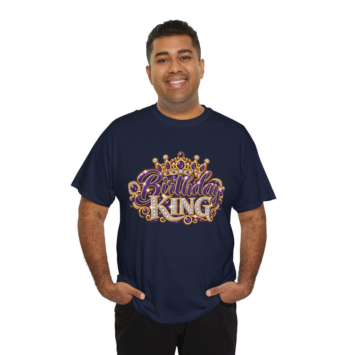 Birthday King Crown Graphic T-Shirt
