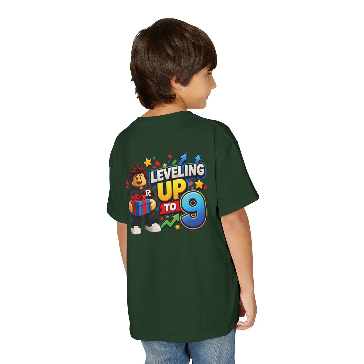 Roblox Birthday Leveling Up 9 Youth T-Shirt