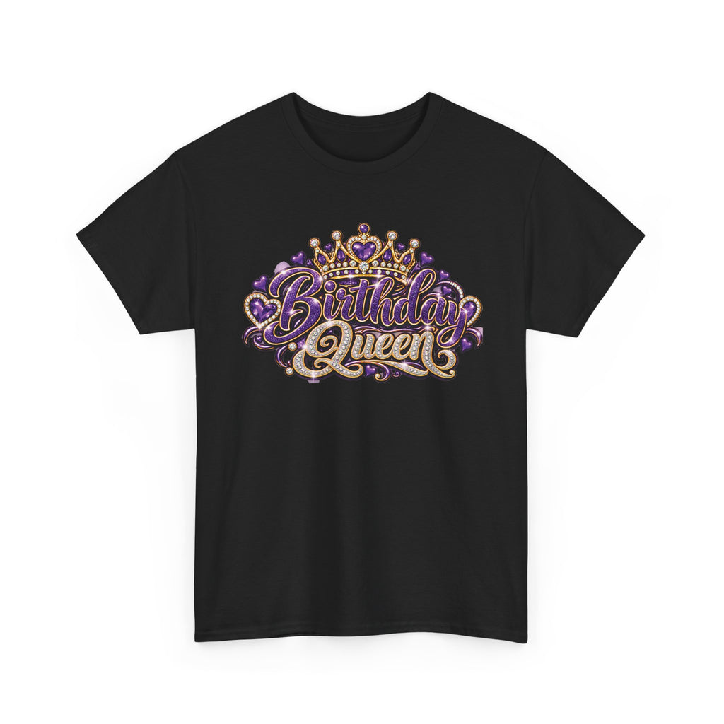 Birthday Purple Queen Graphic T-Shirt