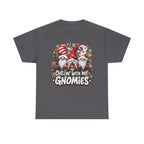 Chillin' With My Gnomies T-Shirt | Christmas Gnome Trio Tee