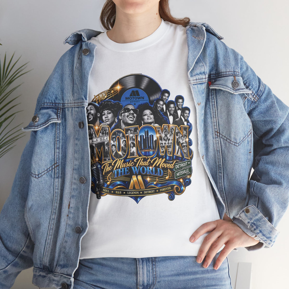 Motown Legends Tee | Detroit Graffiti Back