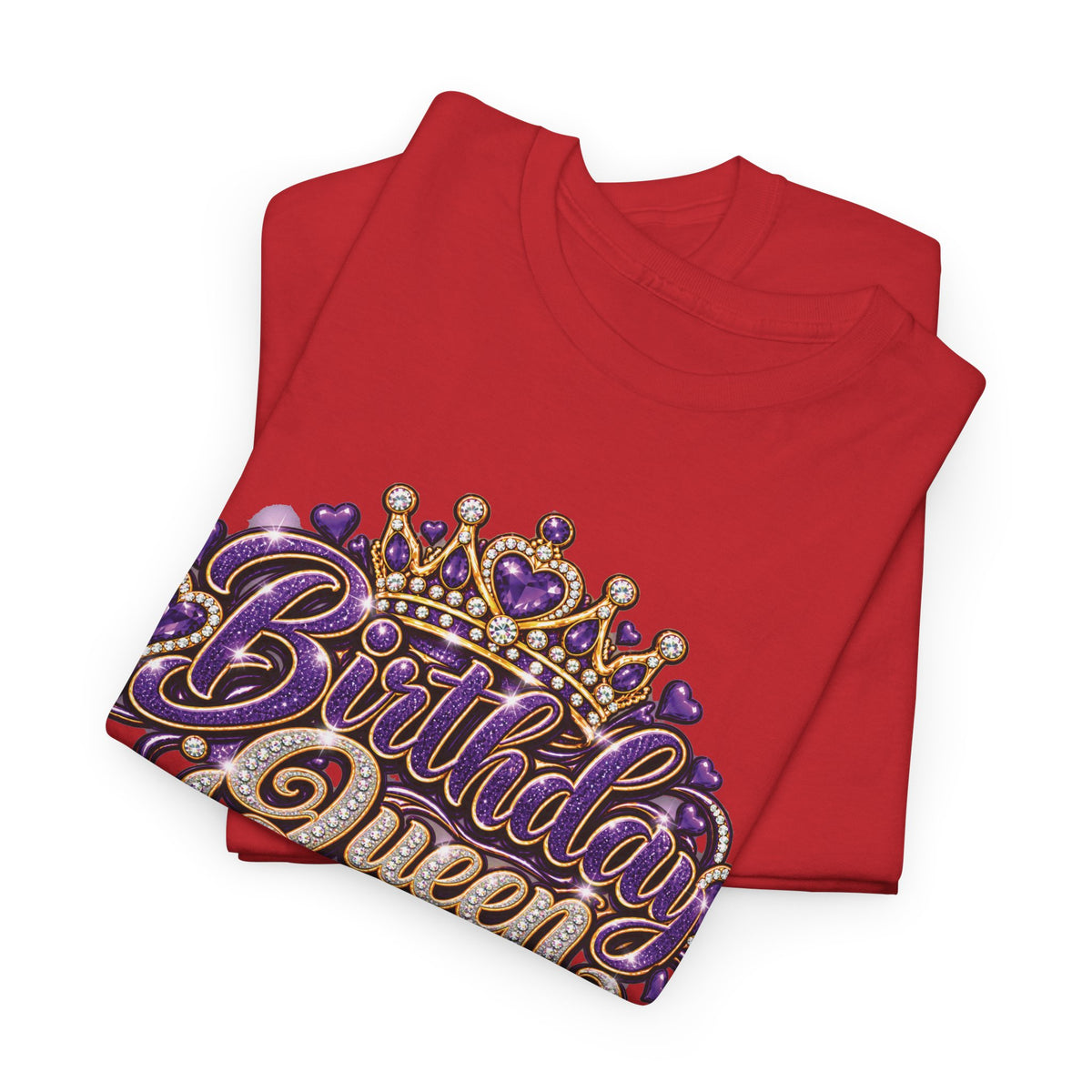 Birthday Purple Queen Graphic T-Shirt
