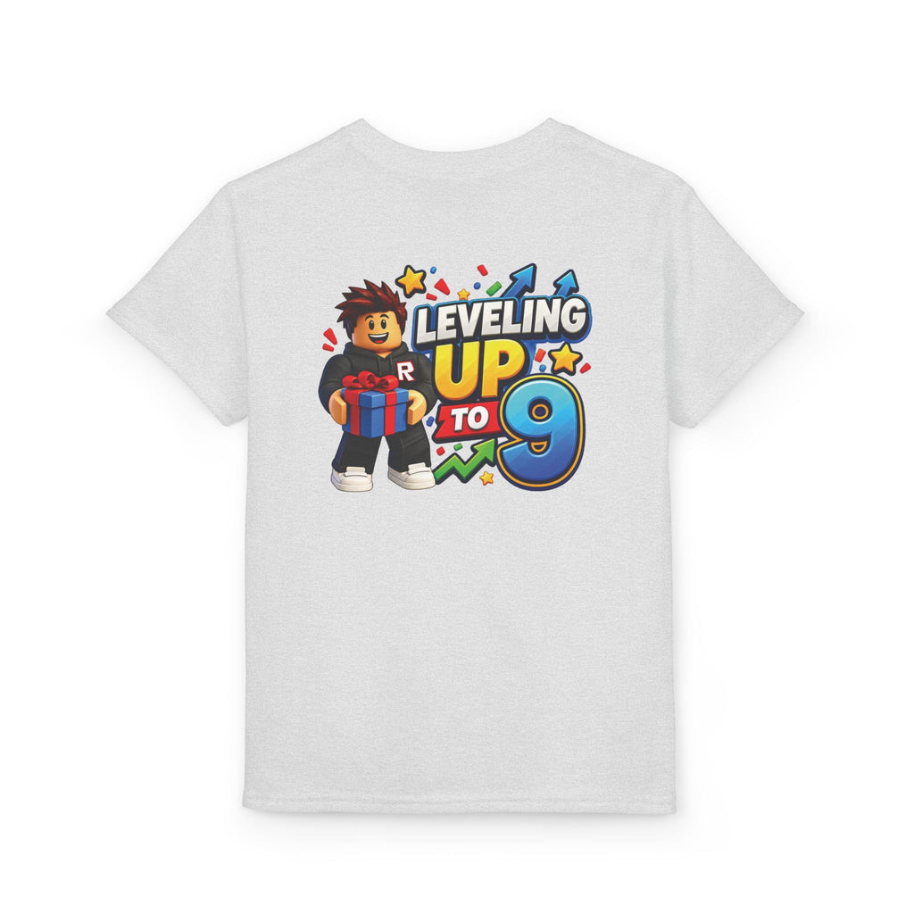 Roblox Birthday Leveling Up 9 Youth T-Shirt