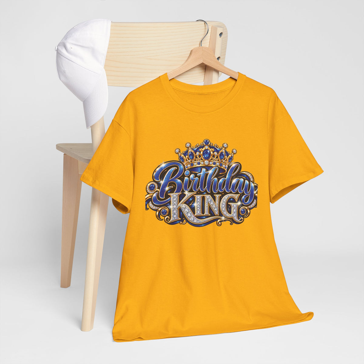 Birthday King Crown Graphic T-Shirt