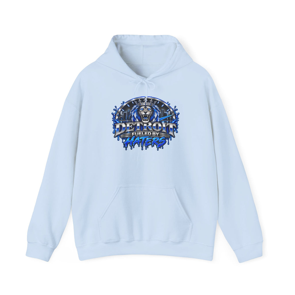 Detroit Graffiti Lion Hoodie | Detroit Drip Streetwear Sweatshirt