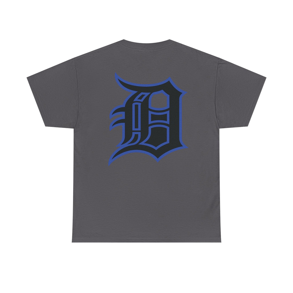 Detroit Basketball Lion Graphic Tee | Motor City D Old English Logo
