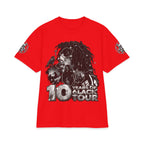 10 Years of 6lack Tour graphic T-Shirt | Number 6 back design