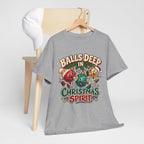 Balls Deep in Christmas Spirit Graphic Tee