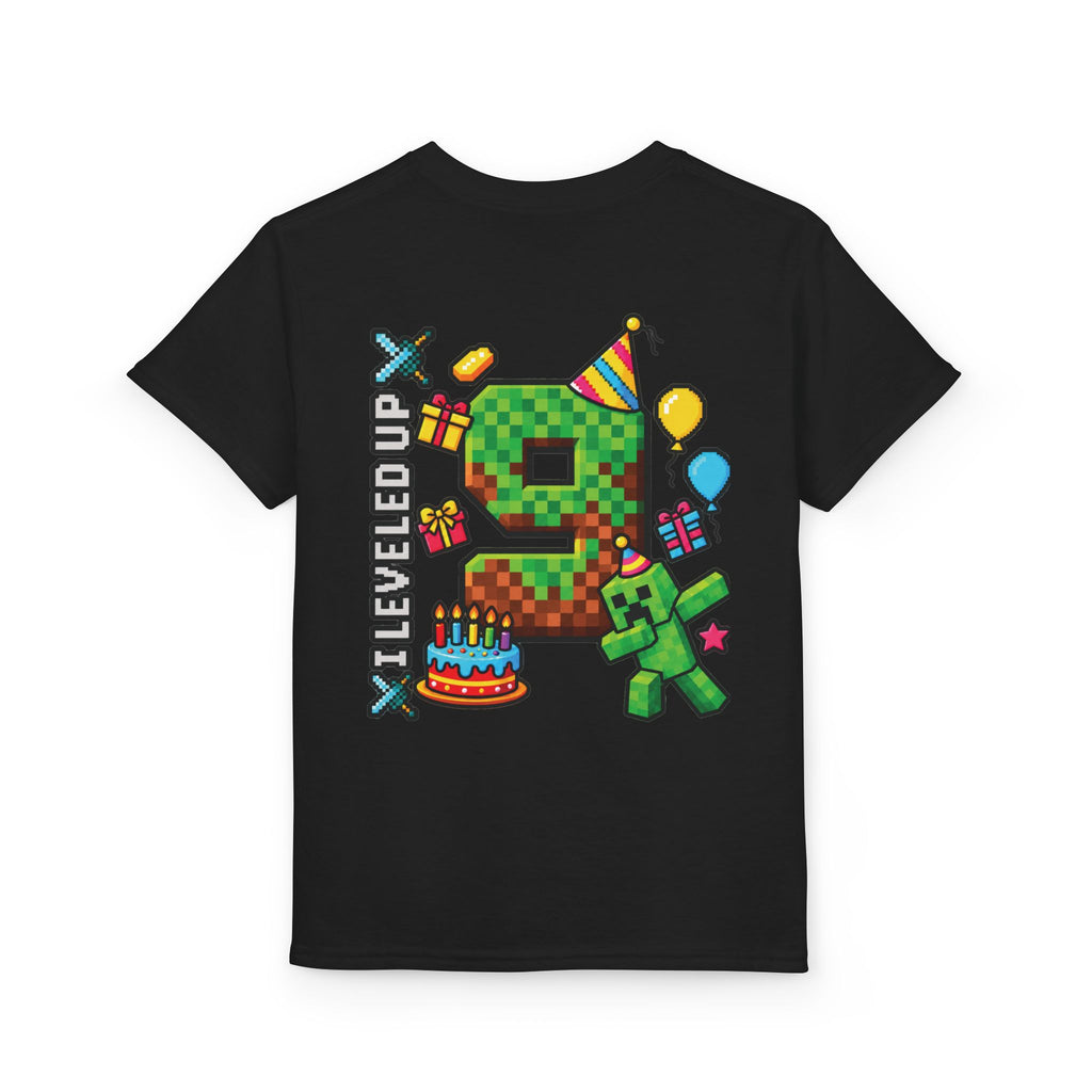 Minecraft Birthday Youth T-Shirt – “Bruh, It’s My Birthday” Gamer Party Tee