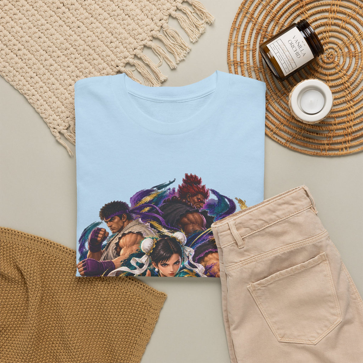 Street Fighter Characters Graphic T-Shirt