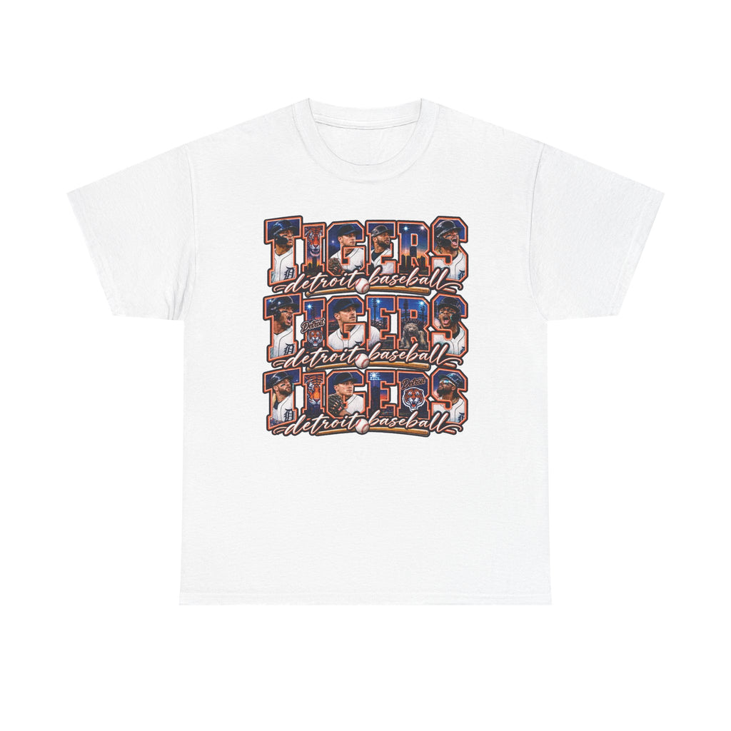Tigers Street Baseball T-Shirt | Vintage Sports Lettering