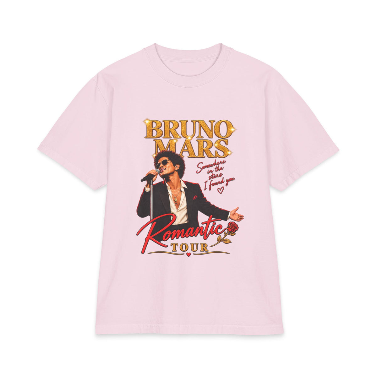 Bruno Mars Romantic Tour T-Shirt | Concert Band Tee