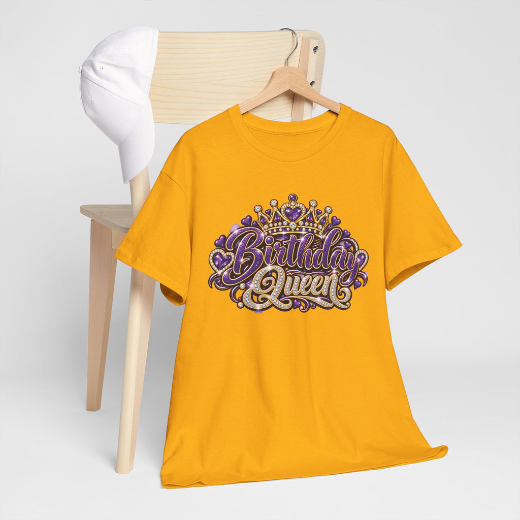 Birthday Purple Queen Graphic T-Shirt