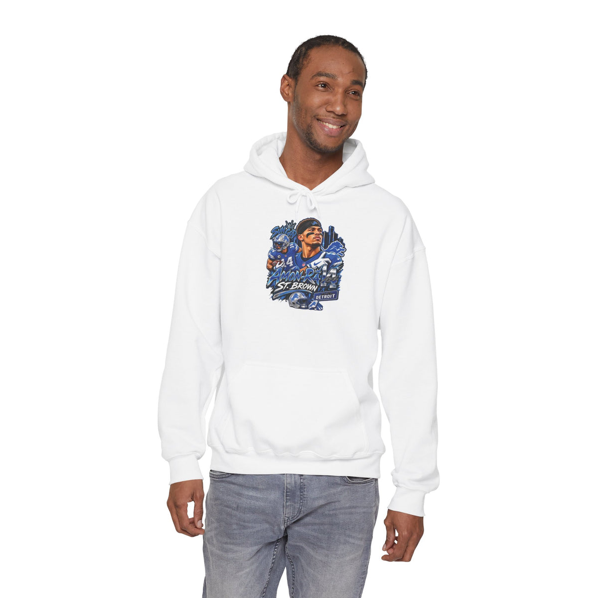 Detroit Lions Football Hoodie | No Weaknesses Team Spirit
