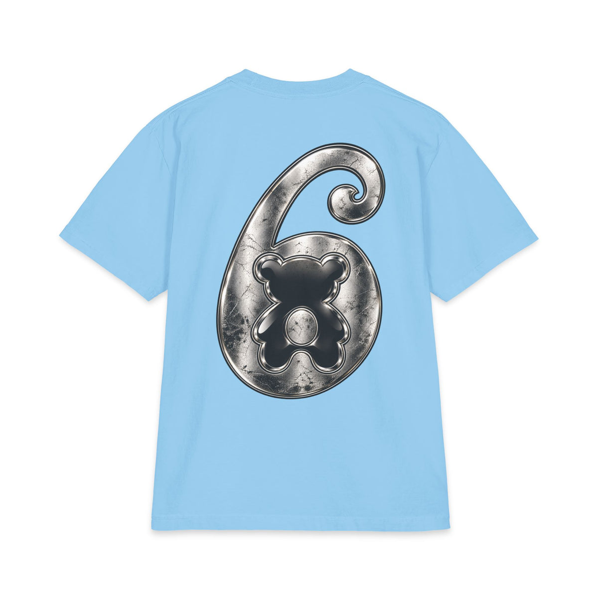 6lack Love Is the New Gangsta T-Shirt | Metallic Grillz Script, Back Number 6 Design