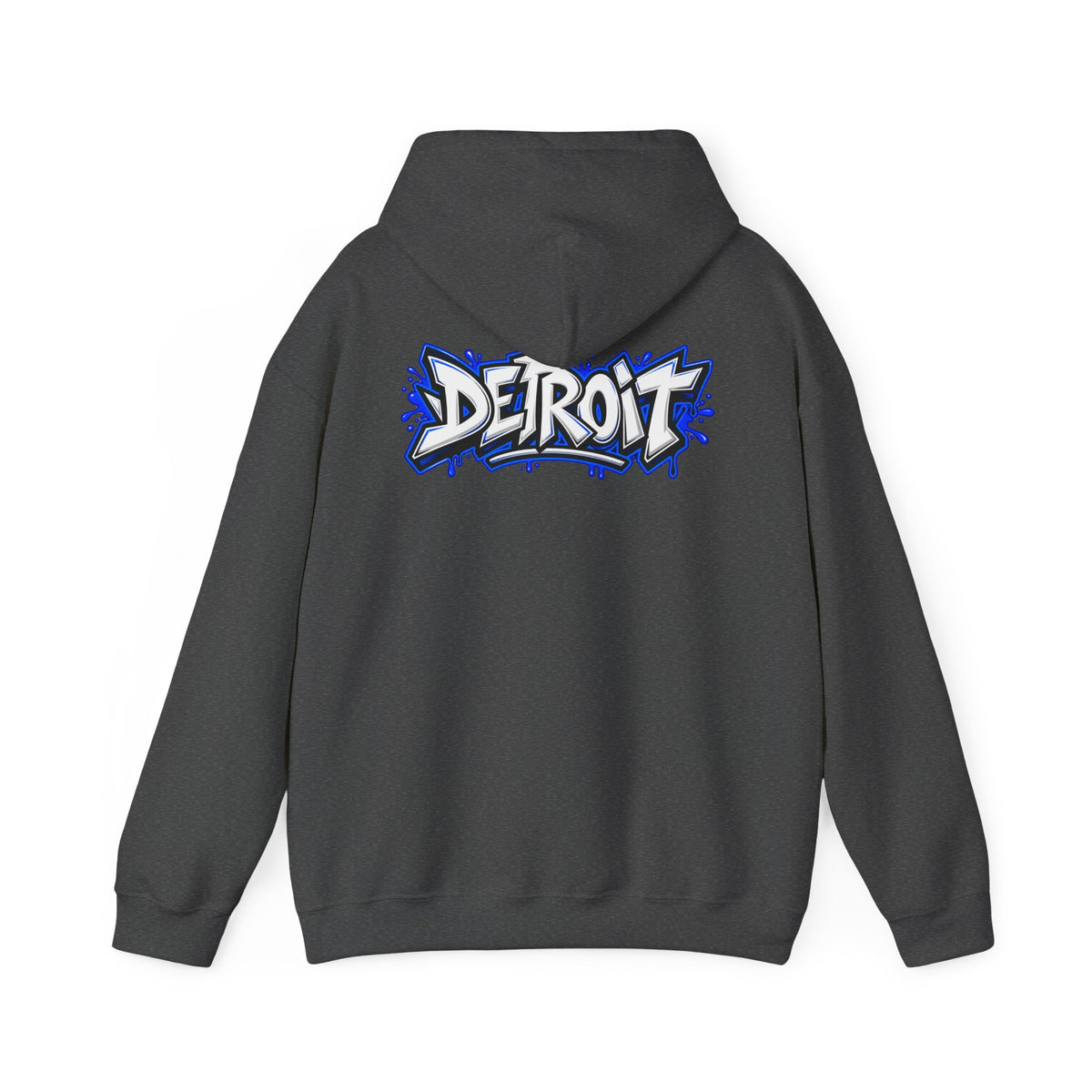 Detroit Graffiti Lion Hoodie | Detroit Drip Streetwear Sweatshirt