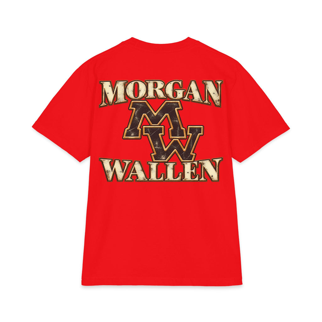 M Wallen portrait T-Shirt | Country Music tee, MV logo back