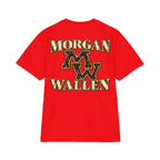 M Wallen portrait T-Shirt | Country Music tee, MV logo back