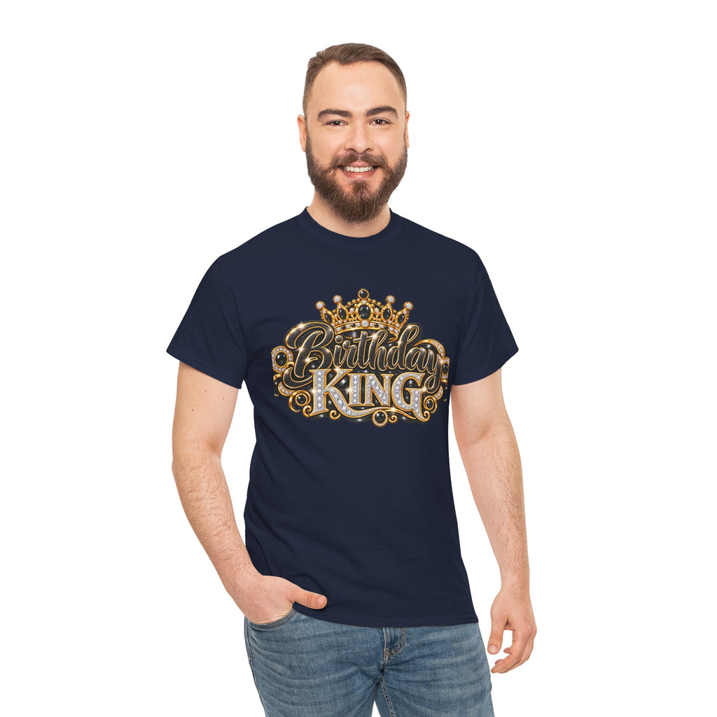 Birthday King Crown Graphic T-Shirt