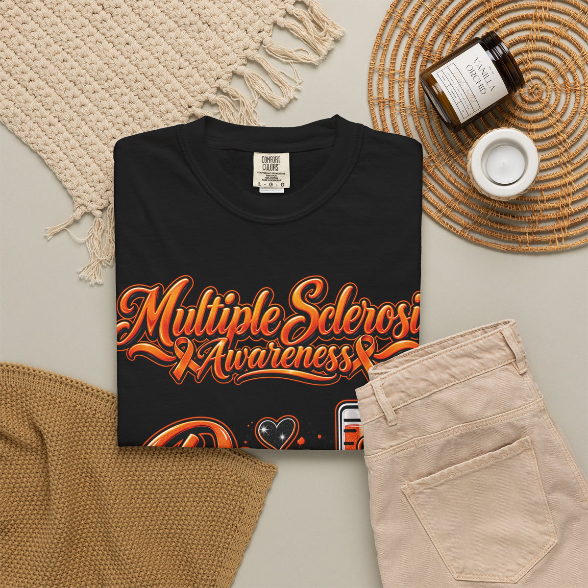 Multiple Sclerosis Awareness Drip Tees Shirt | IV Bag Heart Design