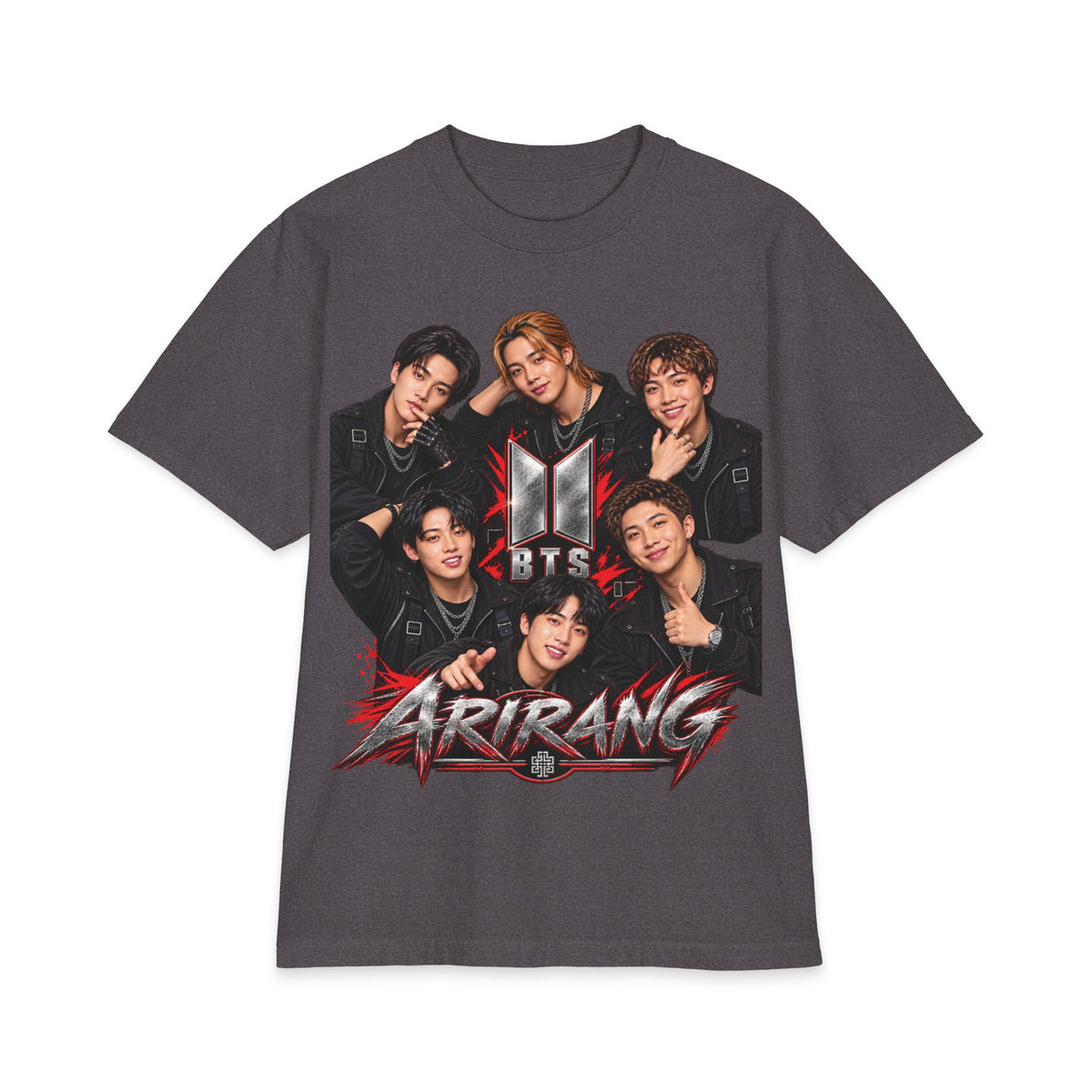 BTS K-Pop Band Portrait Tee | Graphic T-Shirt