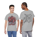 Detroit Hockey Player Graphic Tee | Metro Skyline, Winged Mascot