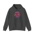Girls Who Rock Roll Skate Hoodie | Retro Neon Skate Graphic